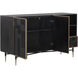 Markwood 55 X 17.75 inch Brass / Dark Brown Sideboard